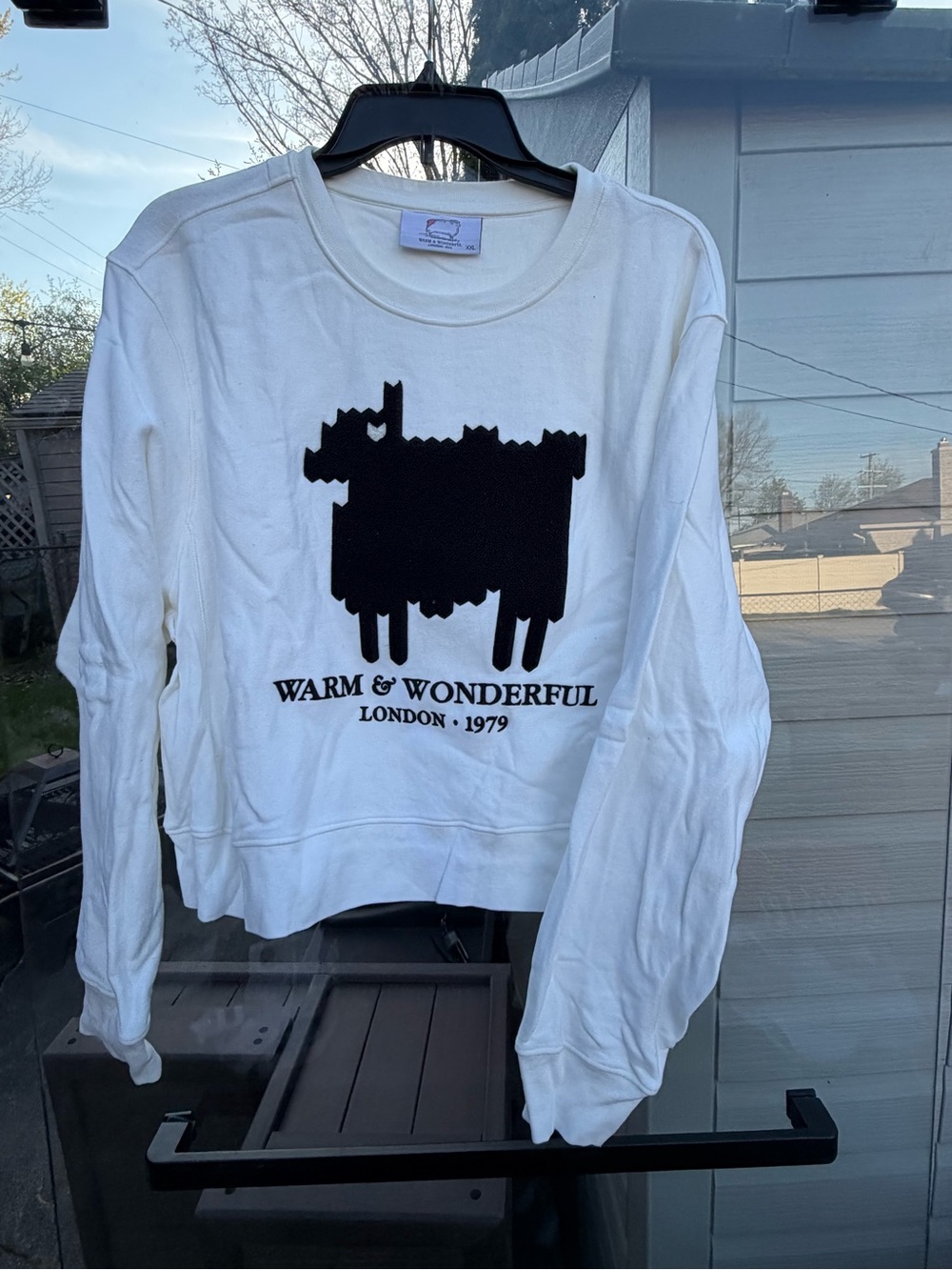 W&W Sheep White Crew Neck Sweater